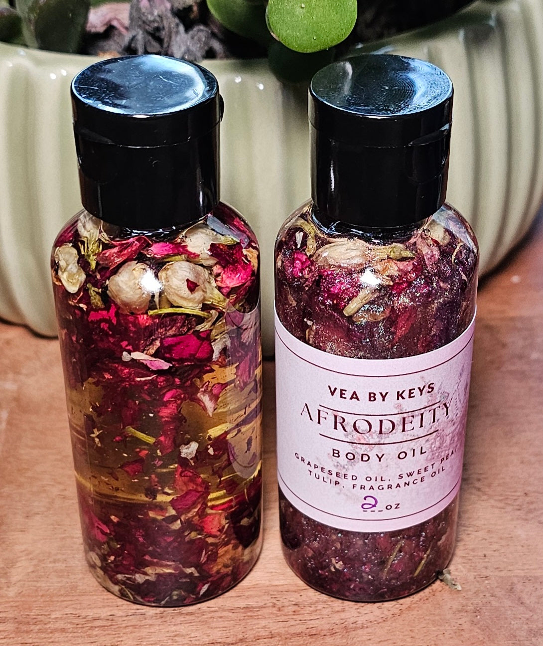 Aceites corporales cargados de Reiki