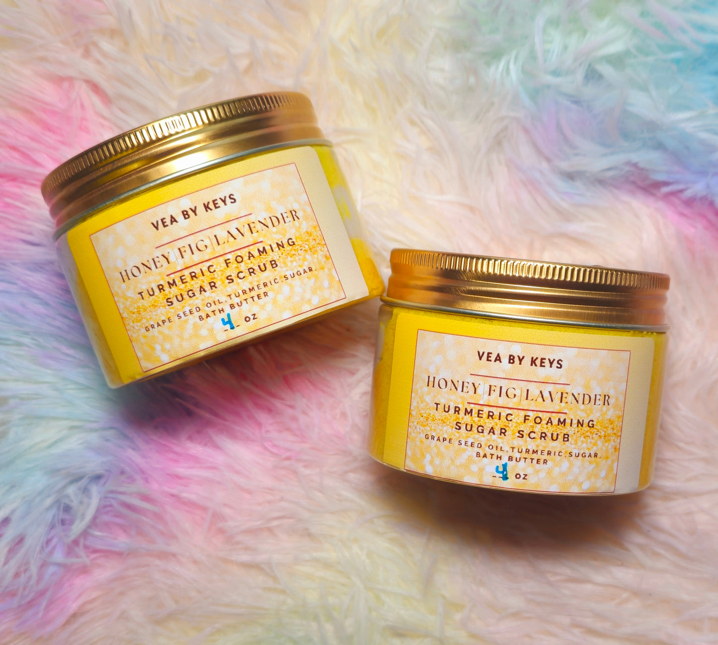 Gommage au savon et au sucre au curcuma