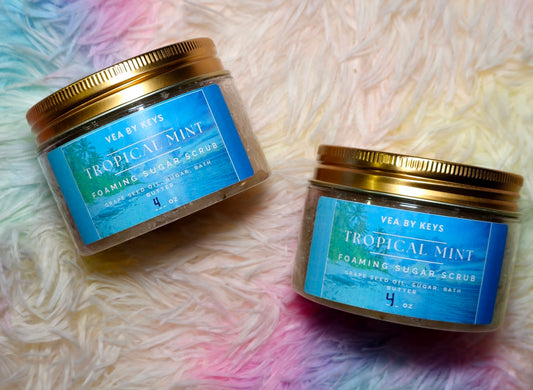 Tropical Mint Foaming Sugar Scrub
