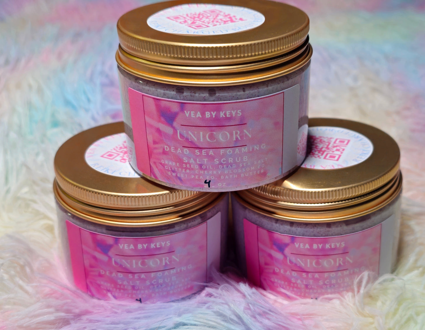Unicorn Foaming Salt Scrub
