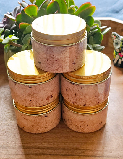 Rose Foaming Salt Scrub